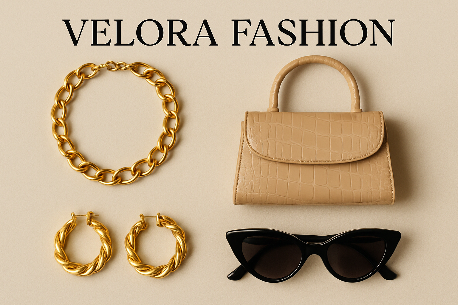 Trending fashion accessories from Velora Fashion